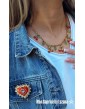 Collier cerise