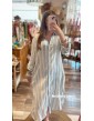 Robe chemise rayée "Freya"