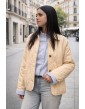 Veste matelassée beige –...